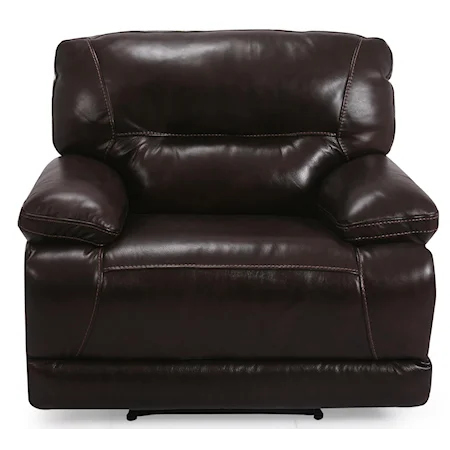 Casual Leather Glider Recliner